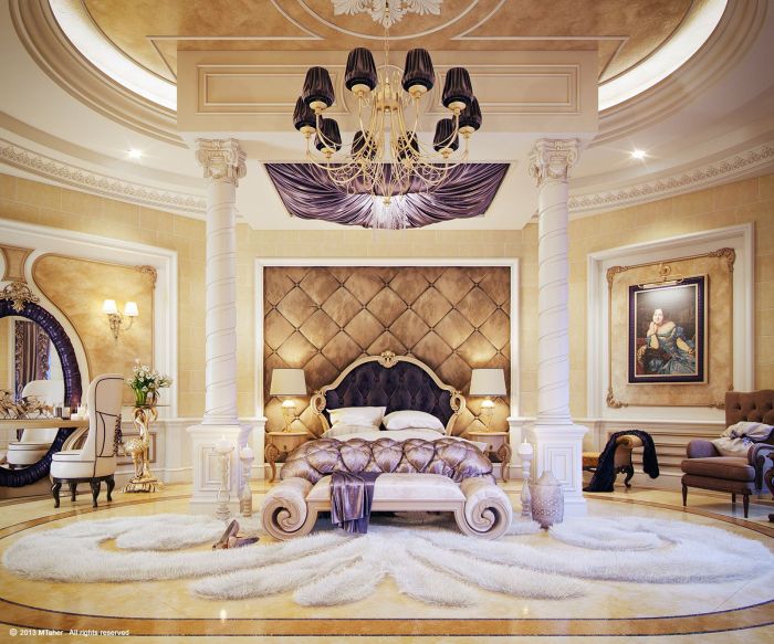 Luxury master bedroom design