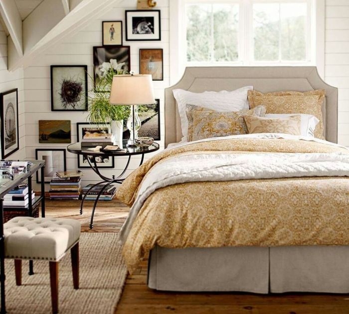 Pottery barn bedroom design