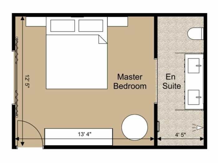 Partition design for bedroom