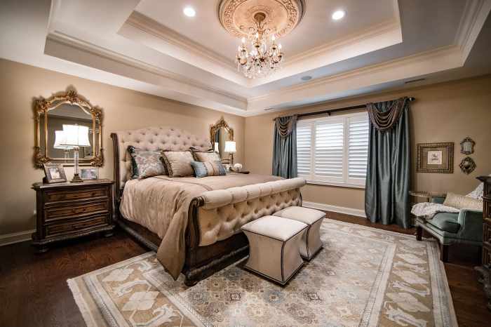 Luxury master bedroom design