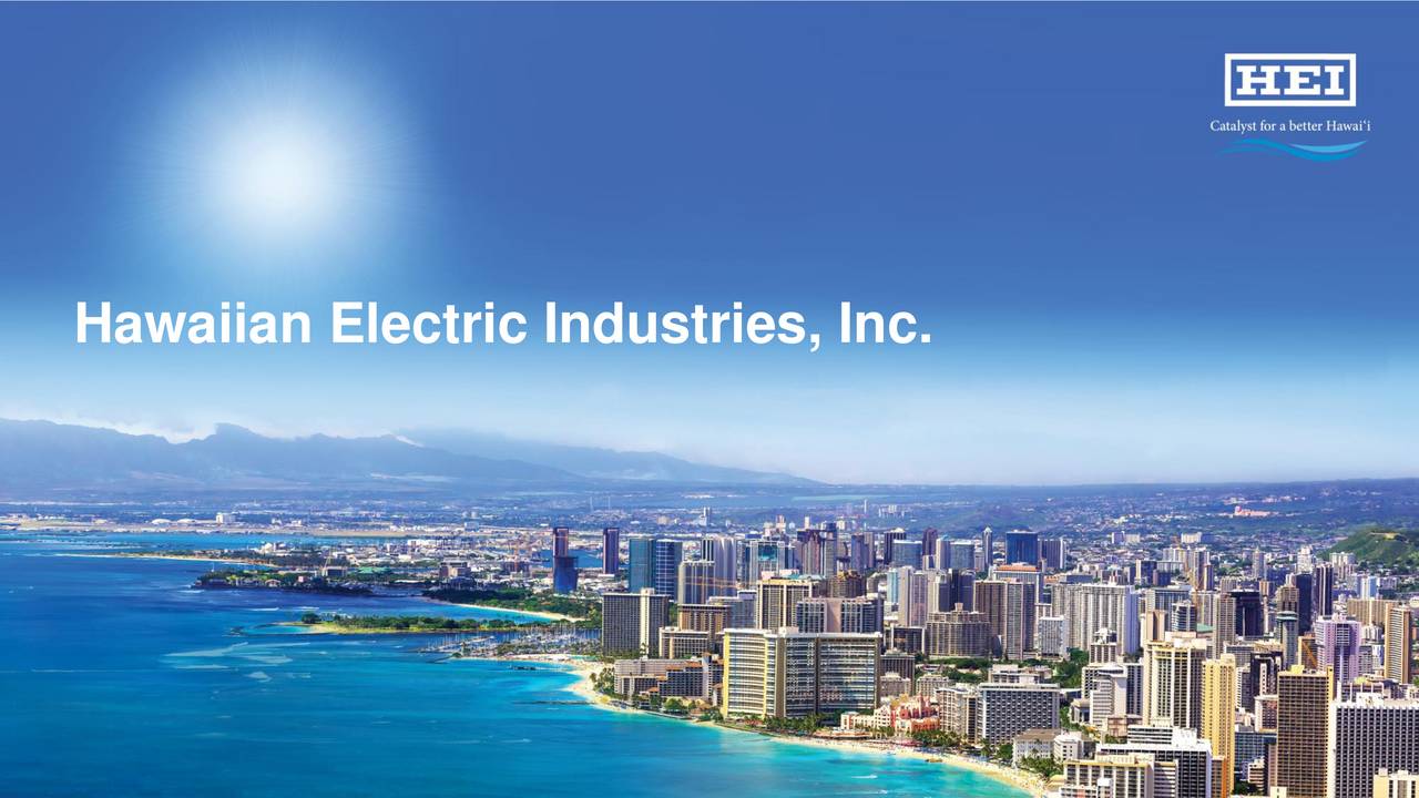 Hawaiian electric industries stock price